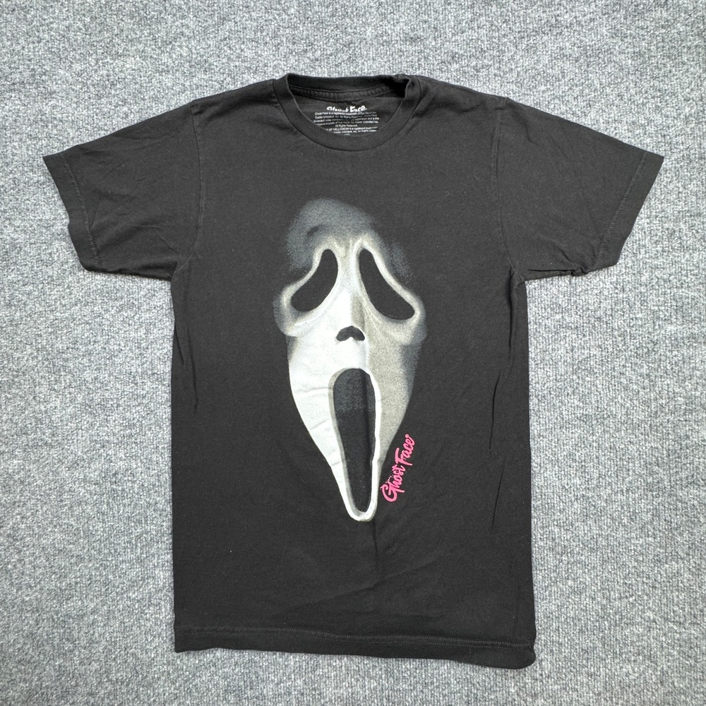 Ghost Face Scream T Shirt Mens S Black‎ Slasher Graphic Halloween Horror Movie